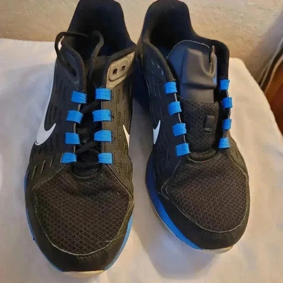 Nike lunarlon running shoes Black Blues Men's Size 11 Missing One Shoe L… - Picture 3 of 9